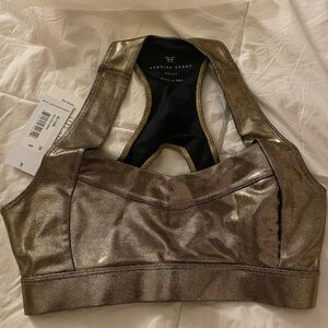 Heroine Sport 24K Gold Racer Bra (Small)